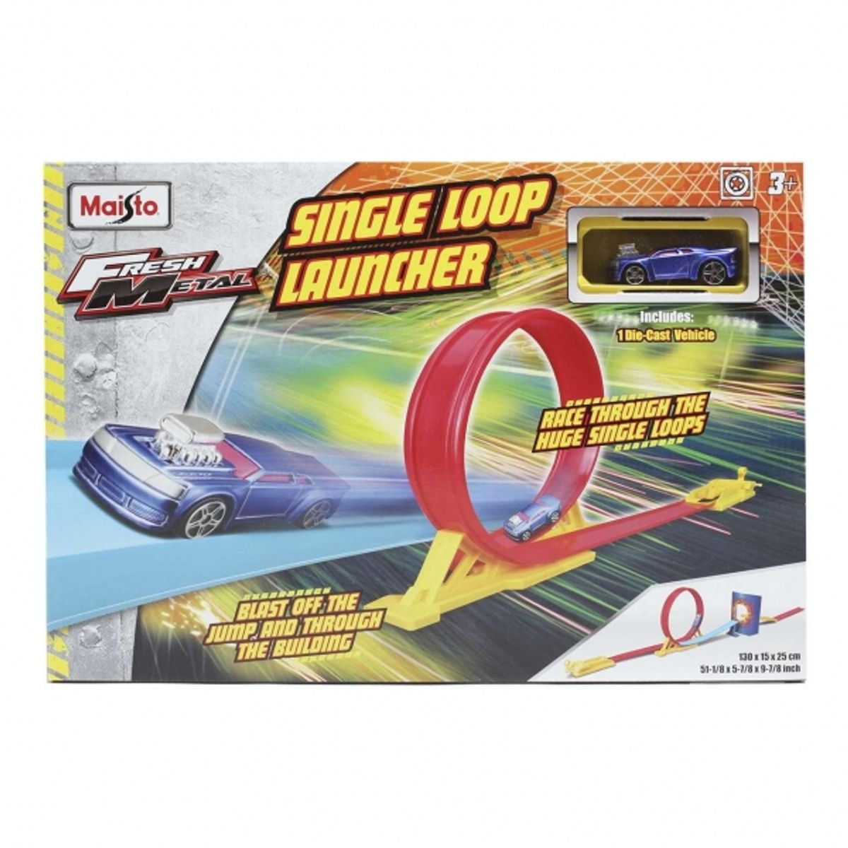 MAISTO - MAISTO 12377 FRESH METAL SINGLE LOOP LAUNCHER