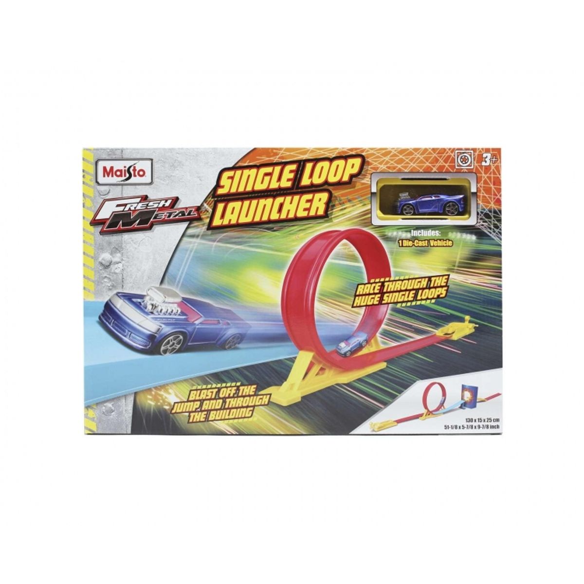 MAISTO - MAISTO 12377 FRESH METAL SINGLE LOOP LAUNCHER