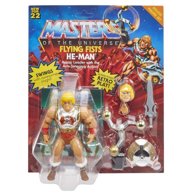 MATTEL - MATTEL HDT22 MASTER OF THE UNIVERSE ORIGINS DLX HEMAN