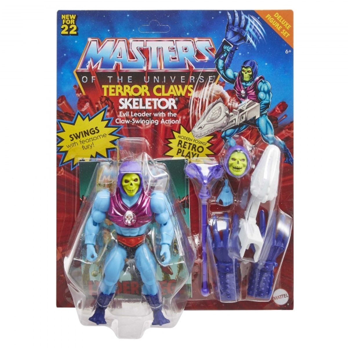 MATTEL - MATTEL HDT23 MASTER OF THE UNIVERSE ORIGINS DLX SKELETOR