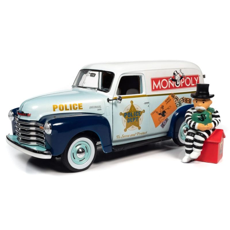 GENERICO - AUTOWORLD AWSS129 1-18 MONOPOLY 1948 CHEVROLET PANEL
