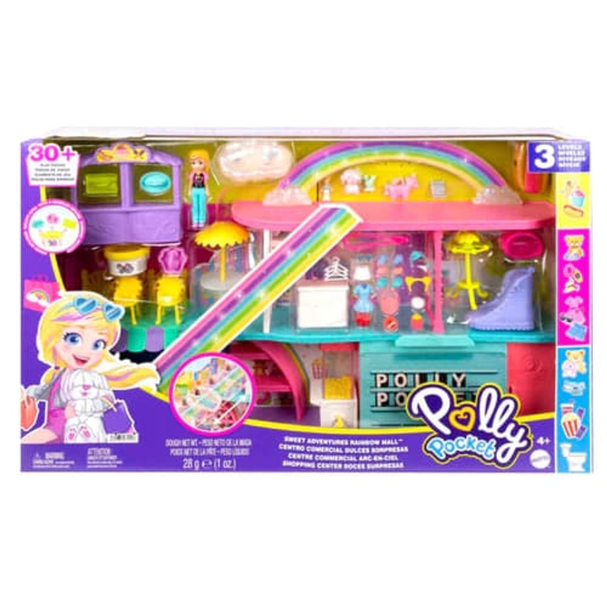 MATTEL - MATTEL HHX78 POLLY POCKET CENTRO COMERCIAL DE DULCES