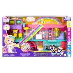 MATTEL - HHX78 POLLY POCKET CENTRO COMERCIAL DE DULCES