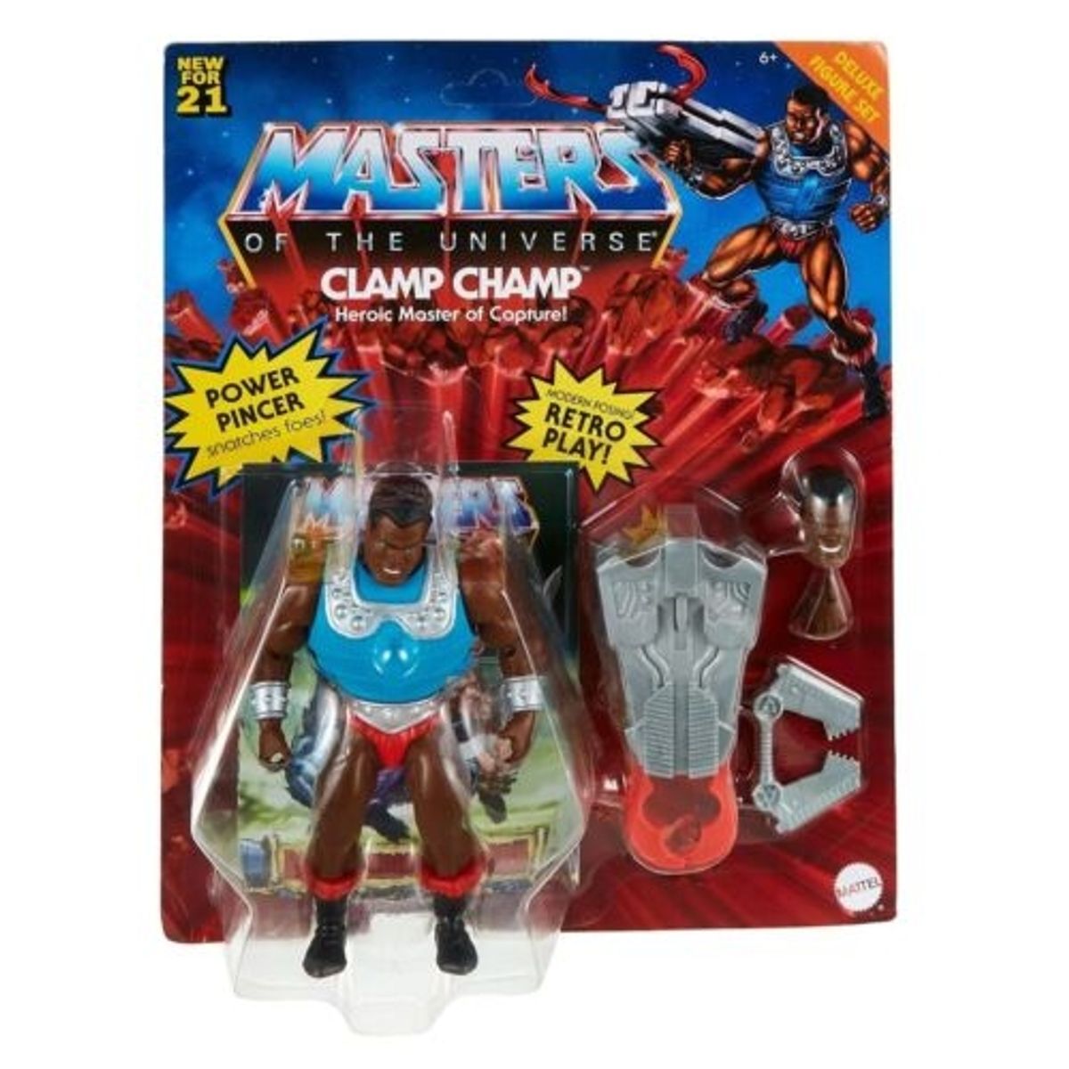 MATTEL - MATTEL GVL79 MASTER OF THE UNIVERSE DELUXE CLAMP CHAMP