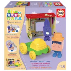 EDUCA - 19222 THE DONKEYS STABLE 2 CHARACTERS + TRACTOR