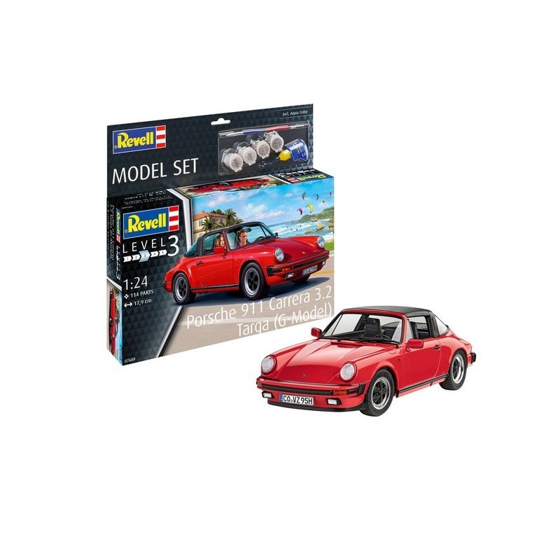 REVELL - REVELL 67689 MODEL SET PORSCHE 911 CARRERA 32 TARGA  G