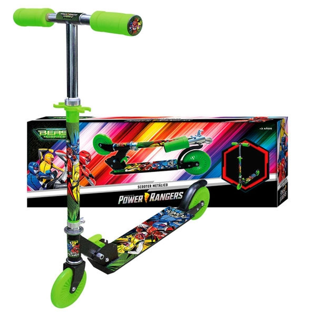 DISNEY - DISNEY 496379 SCOOTER METALICO POWER RANGERS