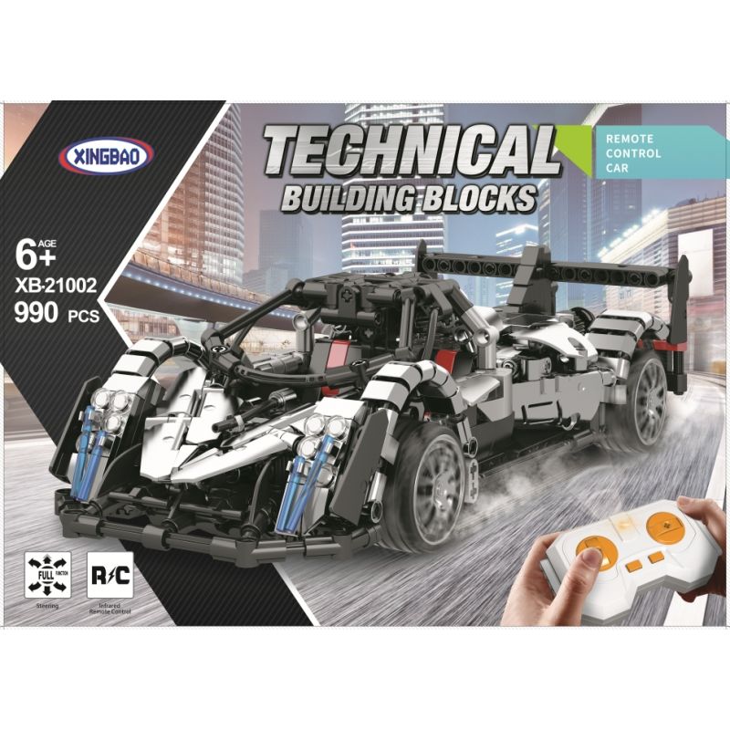 GENERICO - XB XB-21002 BRICK R C CAR 990PCS