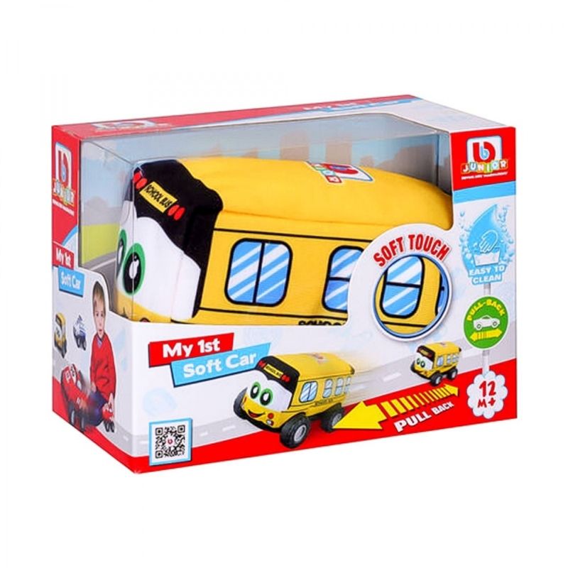 BBURAGO - BURAGO 89052 MY 1ST SOFT CAR SCHOOL BUS