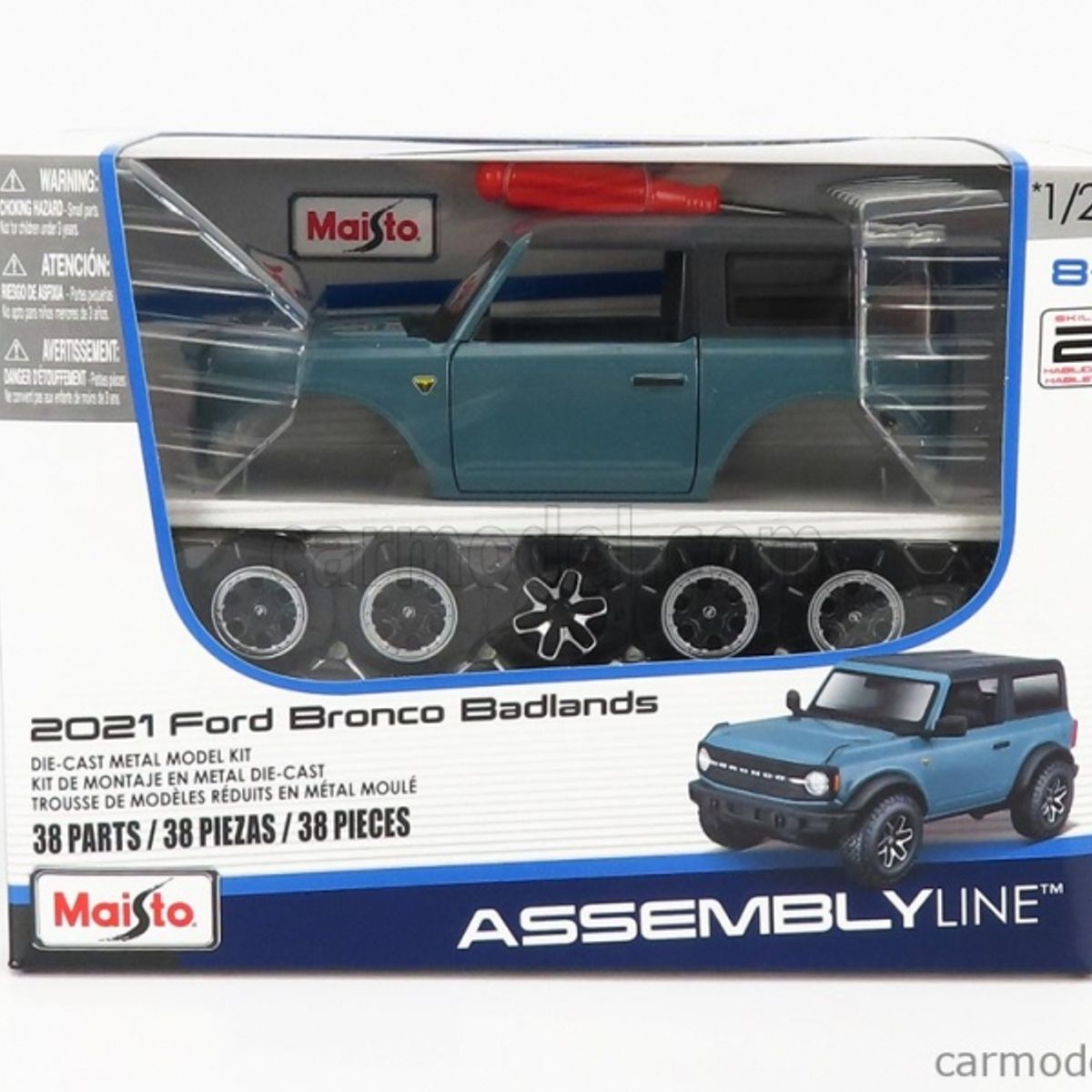 MAISTO - MAISTO 39535 1-24 AL 2021 FORD BRONCO BADLANDS ARMABLE