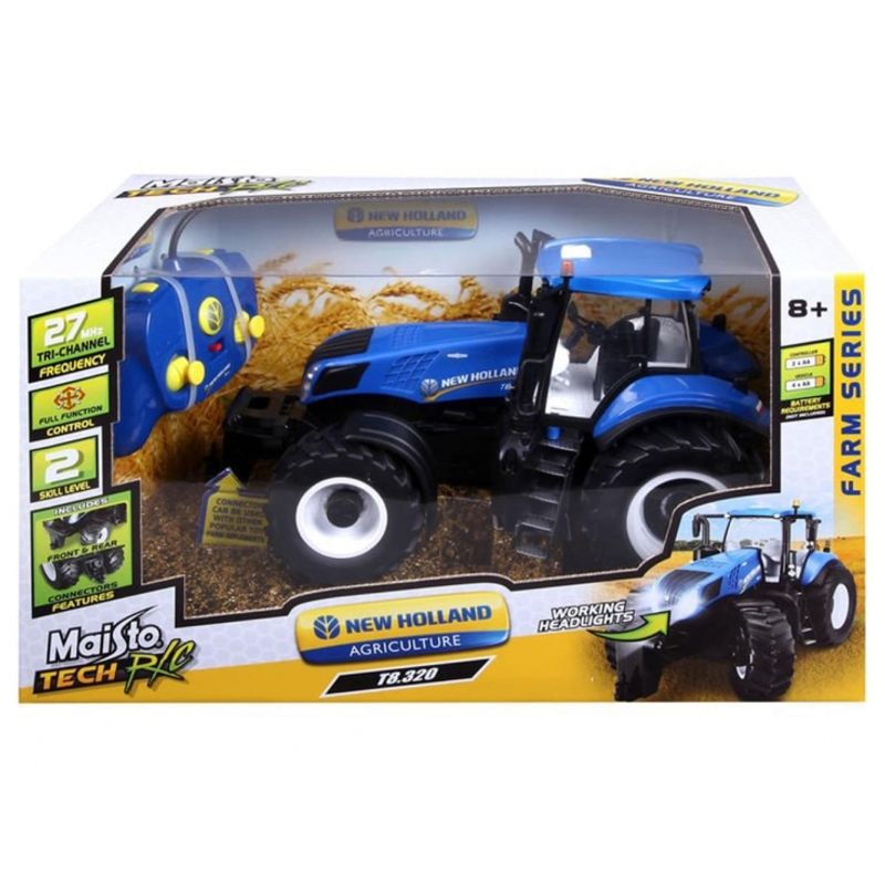 MAISTO - MAISTO 82721 R C 1-16 NEW HOLLAND FARM TRACTOR