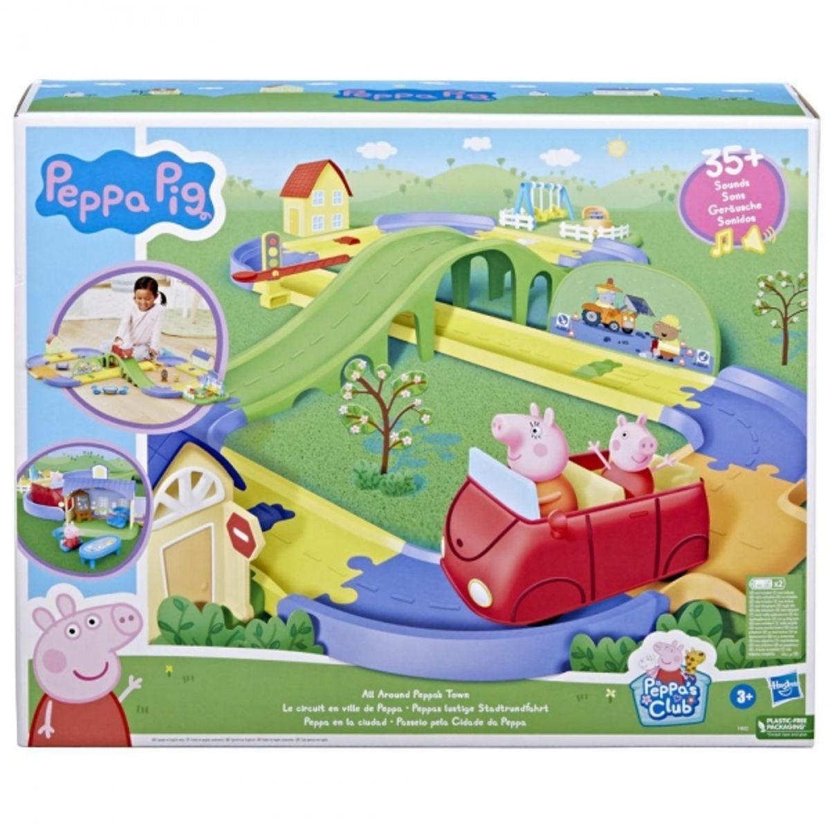 HASBRO - HASBRO F4822 PEPPA PIG ALL AROUND PEPPA PIGPAS TOWN SET