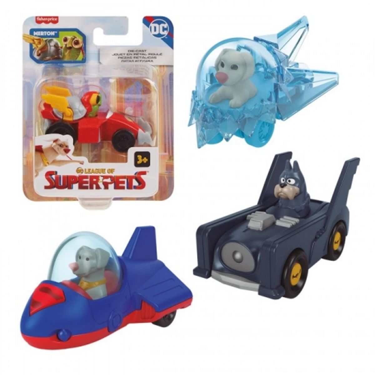 MATTEL - MATTEL HGL20 FISHER PRICE DC LEAGUE OF SUPER PETS VEHICULO
