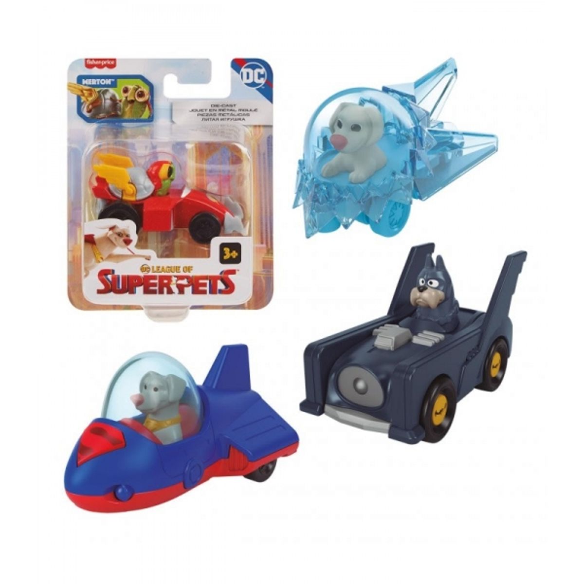MATTEL - MATTEL HGL20 FISHER PRICE DC LEAGUE OF SUPER PETS VEHICULO