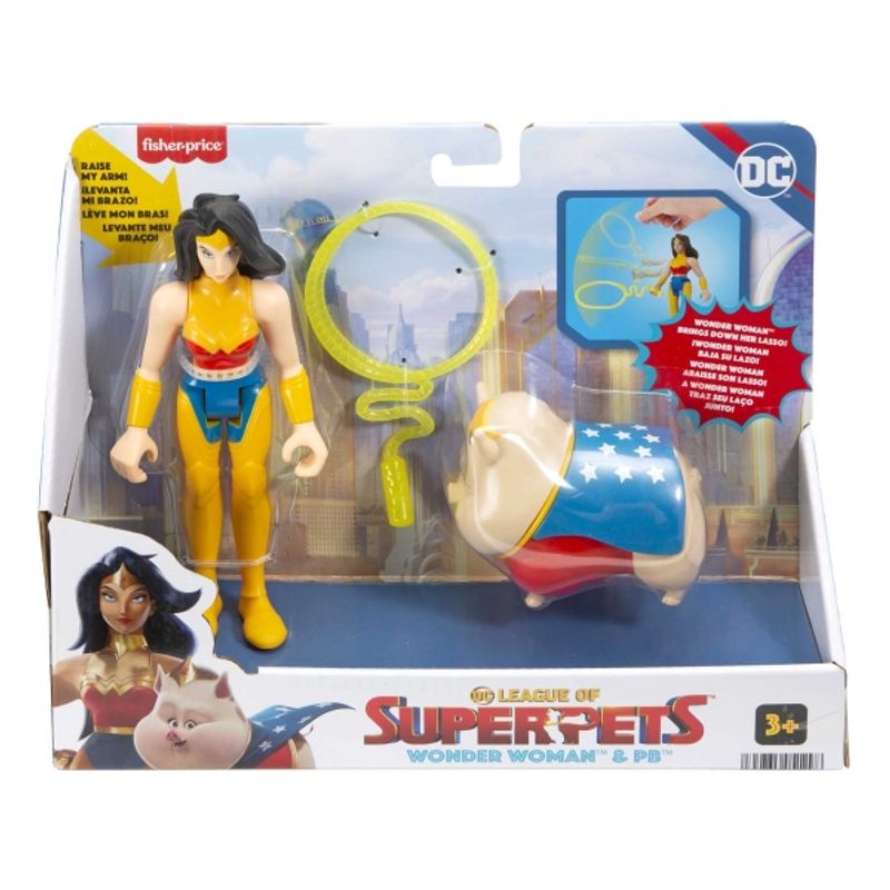 MATTEL - MATTEL HGL04 FISHER PRICE DC LEAGUE OF SUPER PETS PB AND