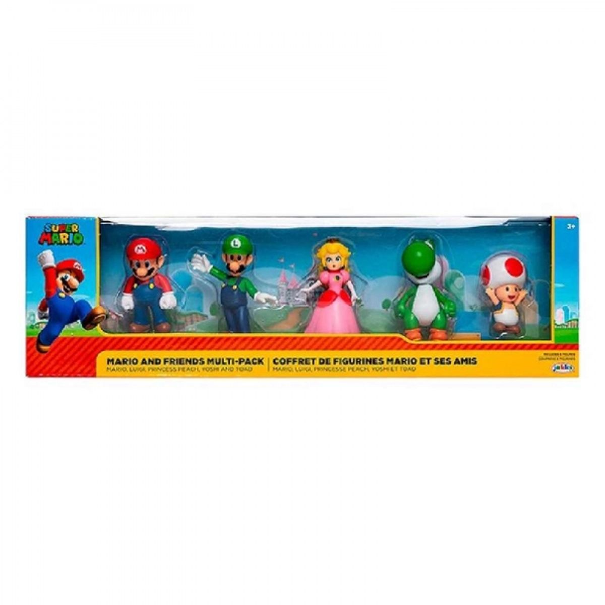 GENERICO - JAKKS NT400904 PACK FIG NINTENDO SUPER MARIO X5 Y FRIENDS X5