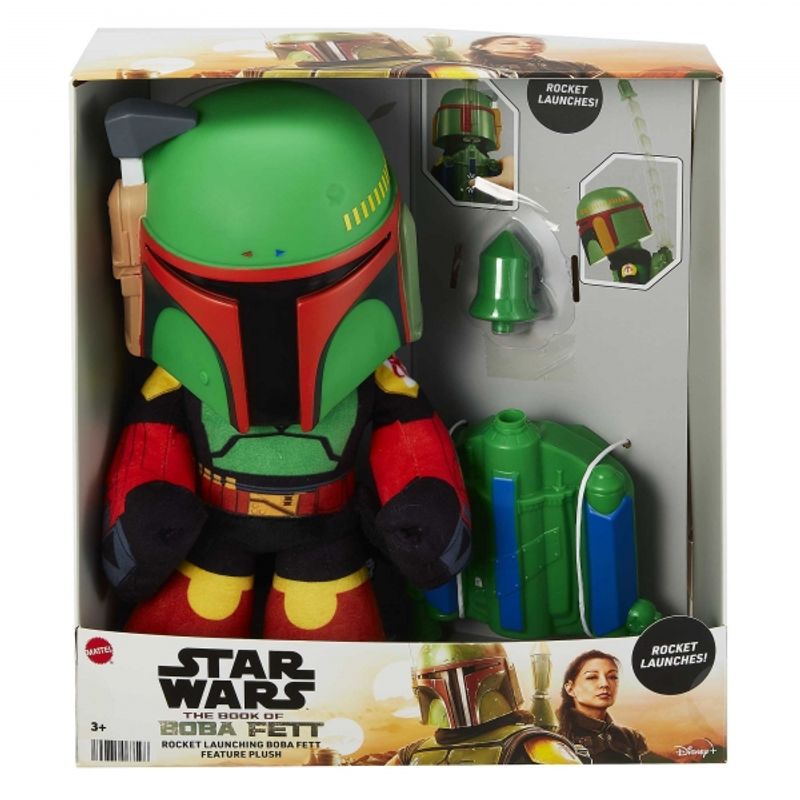 MATTEL - MATTEL HHC61 STAR WARS PELUCHE BOBA FETT