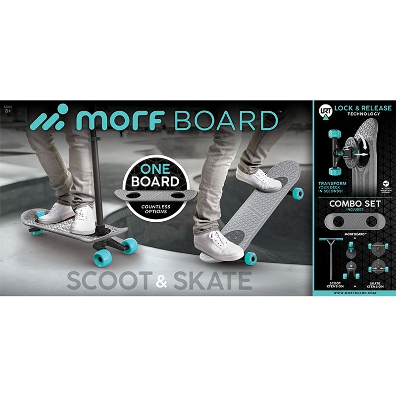 GENERICO - JAKKS 390154L1 MORFBOARD SKATE N SCOOTER
