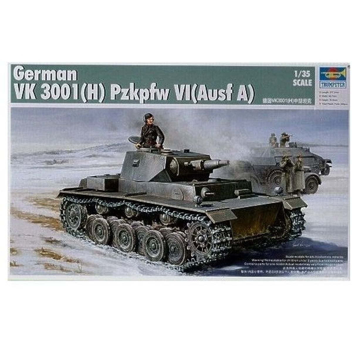 GENERICO - TRUMPETER 01515 1-35 GERMAN VK 3001 ( H ) PZKPFW VI ( AUSF A