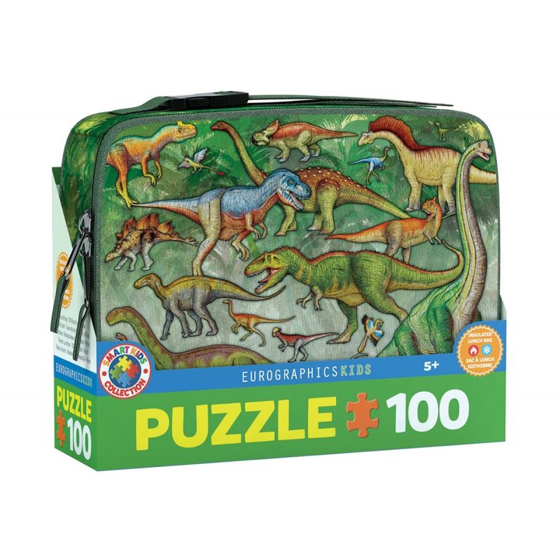 EUROGRAPHICS - EUROGRAPHICS 9100-0098 DINOSAURS PUZZLE IN A LUNCH BOX 100