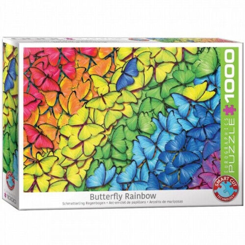 EUROGRAPHICS - EUROGRAPHICS 6000-5603 BUTTERFLY RAINBOW 1000 PIEZAS