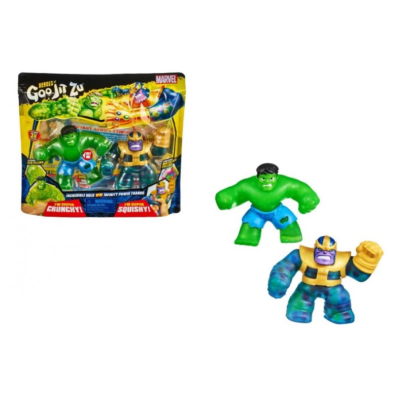 GENERICO - BOING 41298 GOO JIT ZU MARVEL HEROES VERSUS HULK VS THANOS
