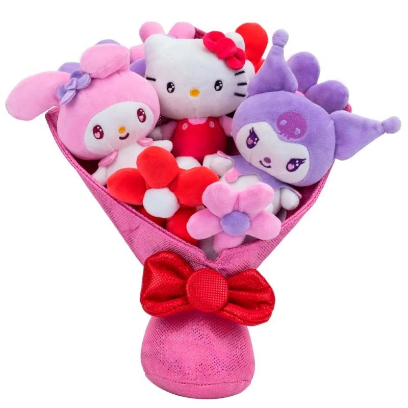GENERICO - IMEX HKT0224 HELLO KITTY RAMO FLORES Y PELUCHES SURTIDOS