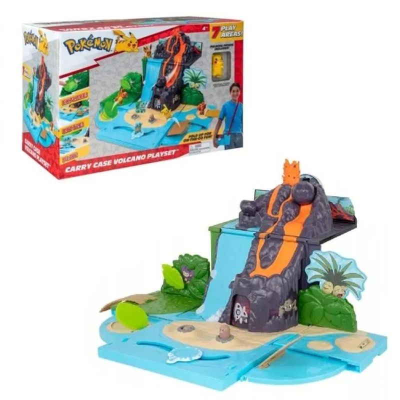 JAZWARES - JAZWARES PKW2366 POKEMON MALETA PLAYSET VOLCAN