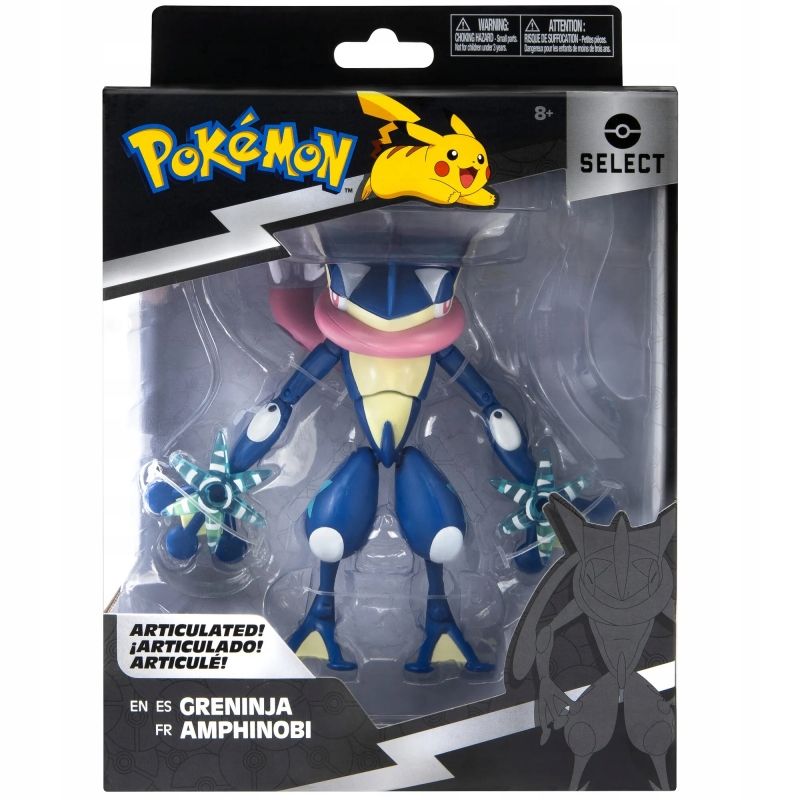 JAZWARES - JAZWARES PKW2409 POKEMON FIGURA ARTICULADA GRENINJA