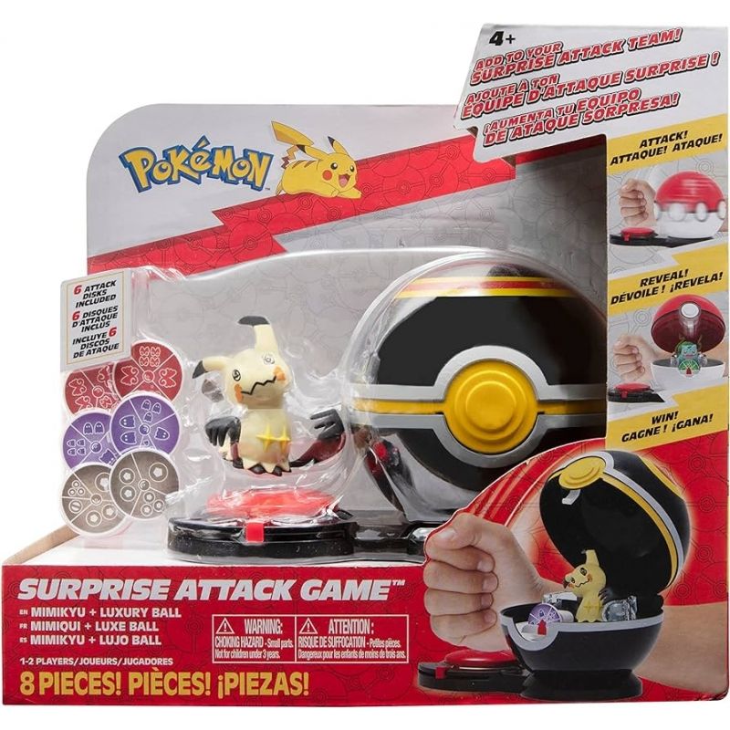 JAZWARES - JAZWARES PKW2728 POKEMON SET ATAQUE SORPRESA MIMIKYU