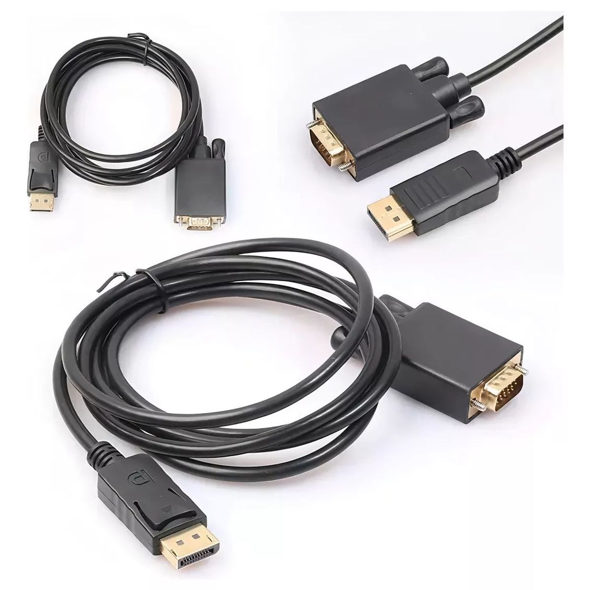 KUANGYE - Cable Adaptador Display Port Macho A Vga Macho 18m