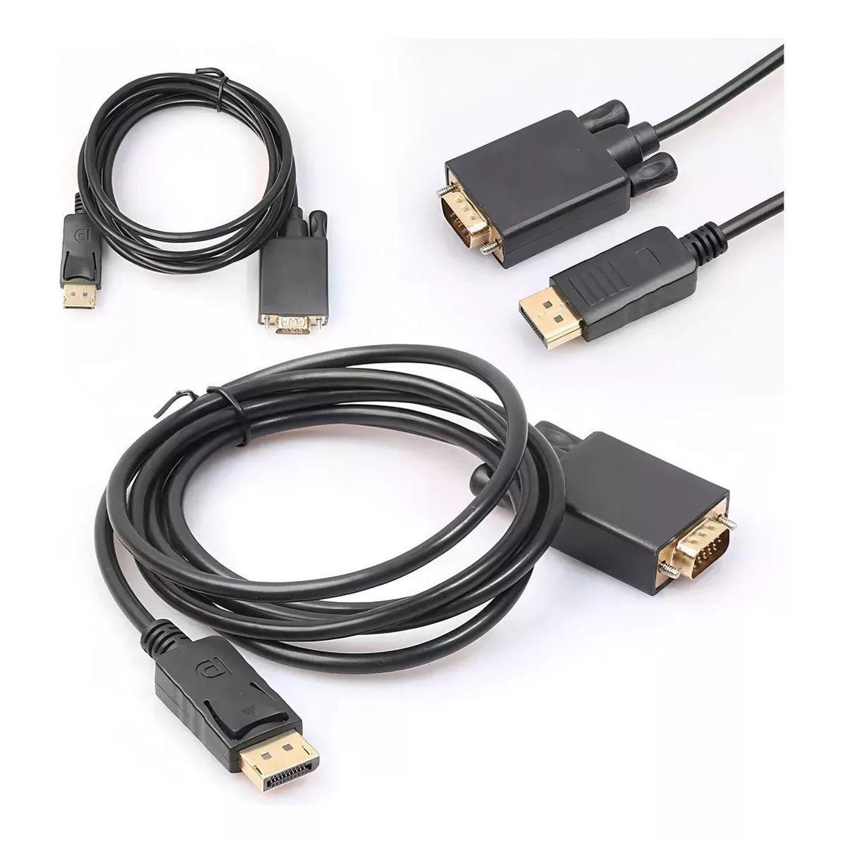 KUANGYE - Cable Adaptador Display Port Macho A Vga Macho 18m