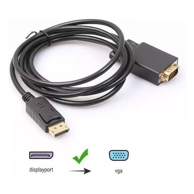 Imagen 2 del producto Cable Adaptador Display Port Macho A Vga Macho 18m