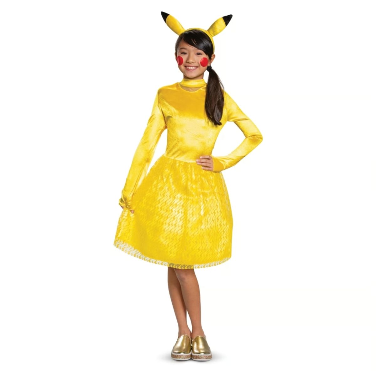 GENERICO - INTK PK90139L POKEMON DISFRAZ PIKACHU CLASSIC NIÑA