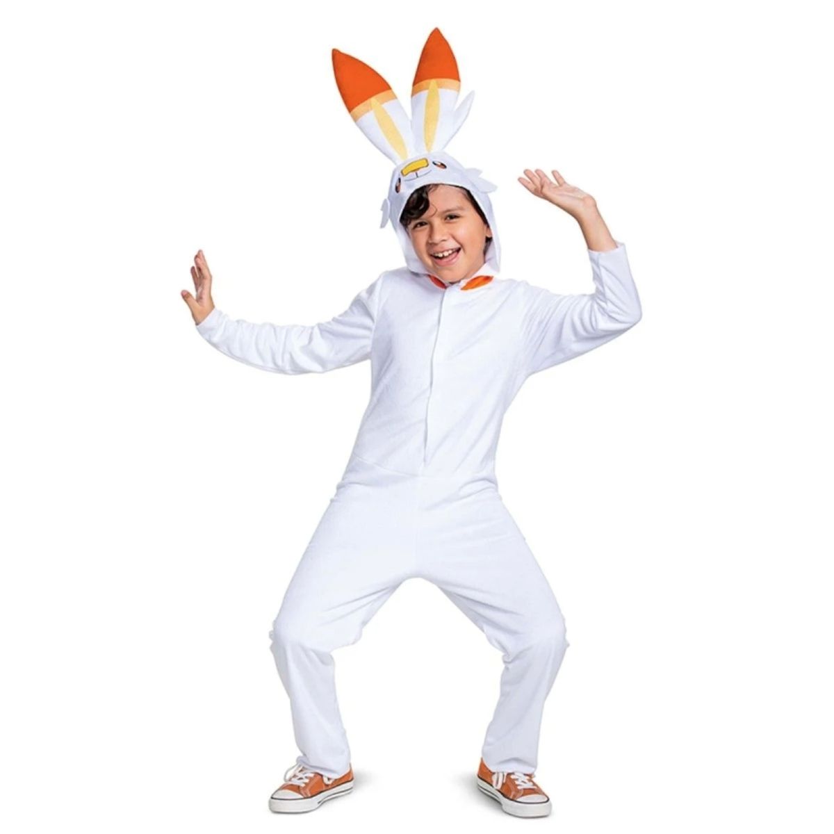 GENERICO - INTK PK109749 SCORBUNNY HOODED JUMPSUIT CLASSIC 4 A 6 AÑOS