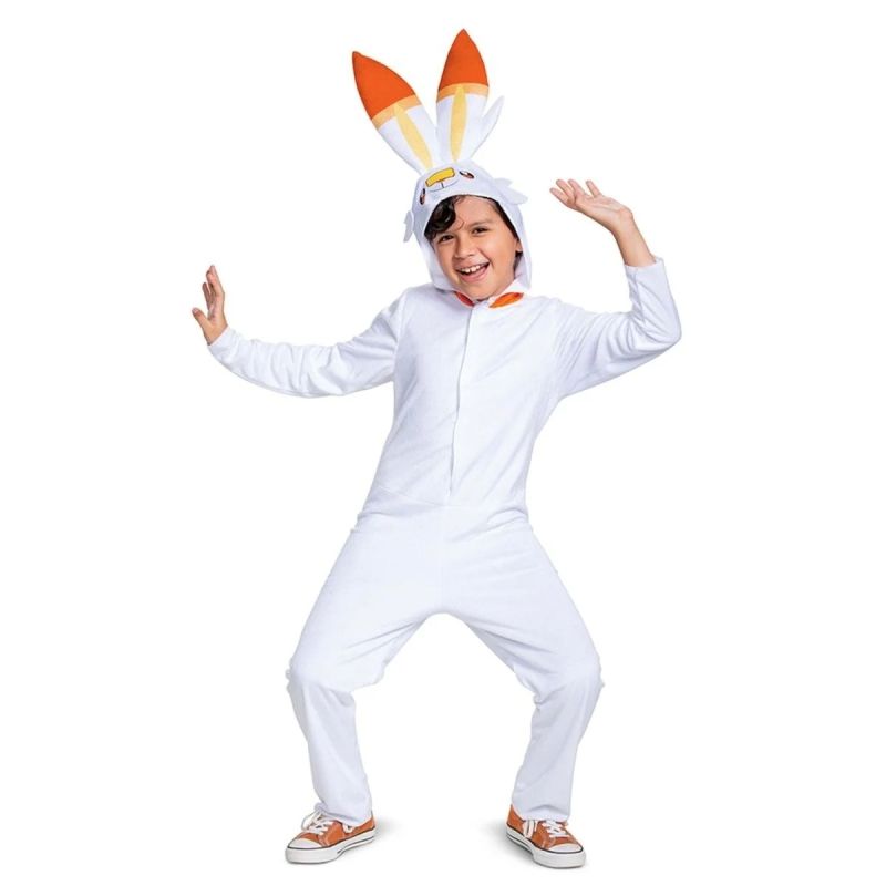 GENERICO - INTK PK109749 SCORBUNNY HOODED JUMPSUIT CLASSIC 4 A 6 AÑOS