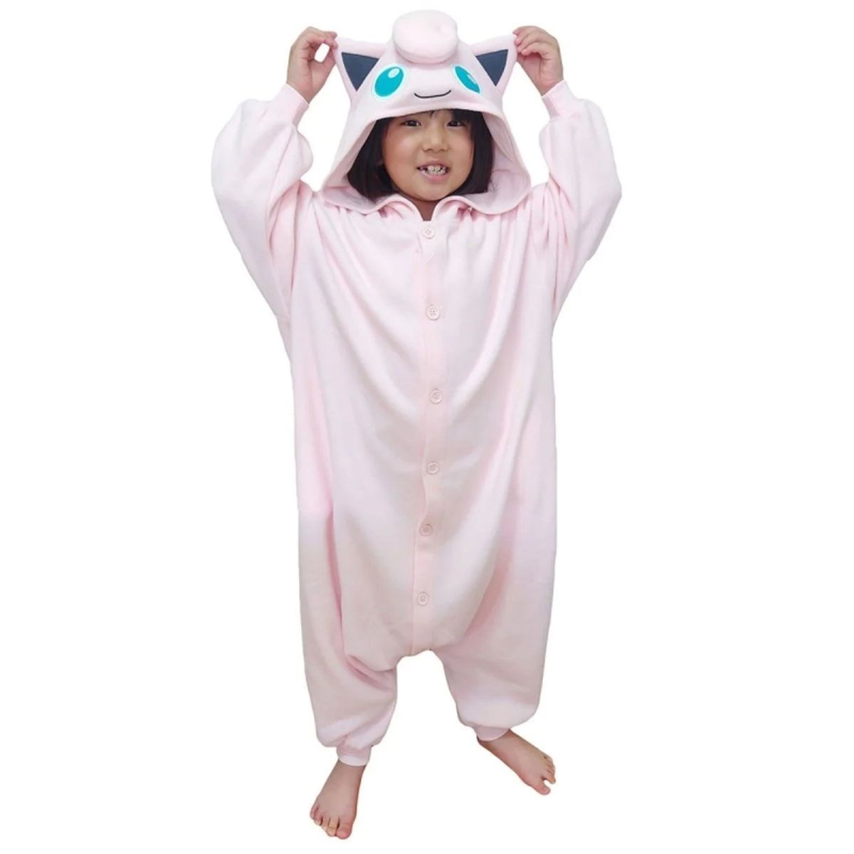 GENERICO - INTK PK109249 JIGGLYPUFF HOODED JUMPSUIT CLASSIC 4 A 6 AÑOS