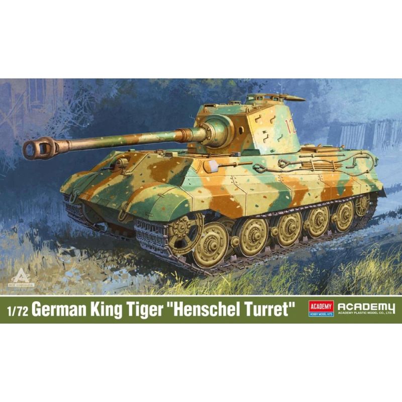 ACADEMY - ACADEMY 13423 1-72 GERMAN KING TIGER HENSCHEL TURRET