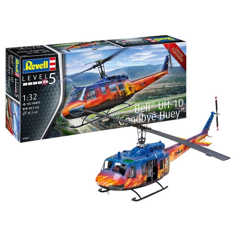 REVELL - REVELL 03867 BELL UH 1D GOODBYE HUEY 1-32