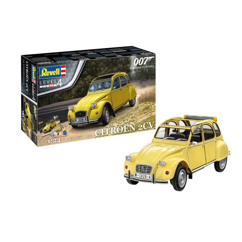 REVELL - REVELL 05663 GIFT SET JAMES BOND CITROEN 2CV 1-24