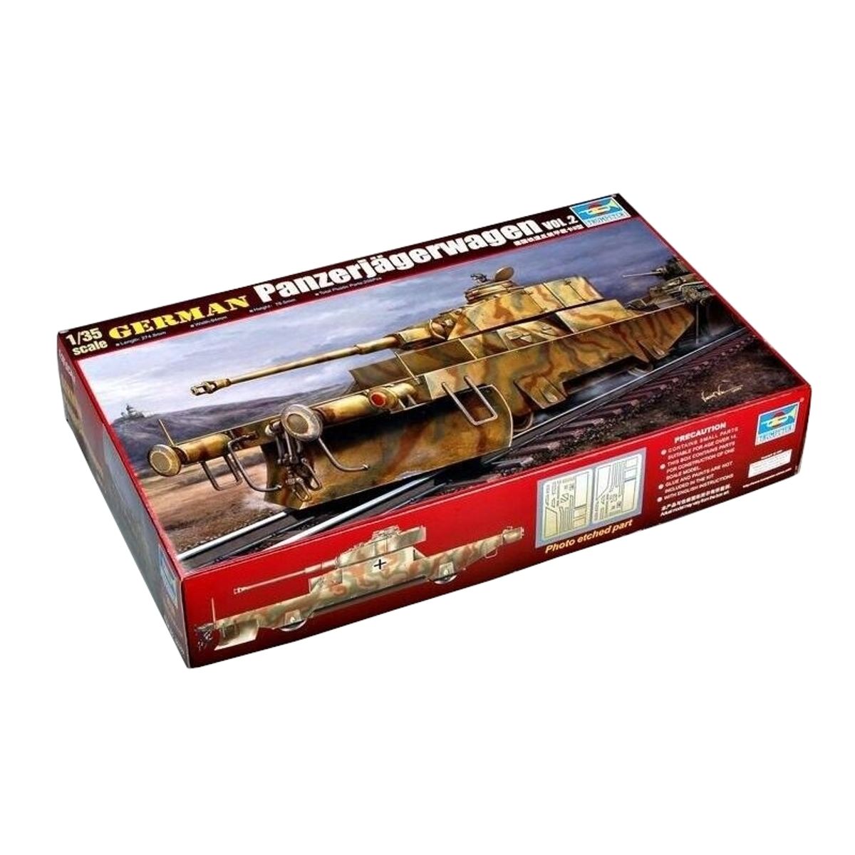 GENERICO - TRUMPETER 00369 1-35 GERMAN PANZERJAGERWAGEN VOL 2