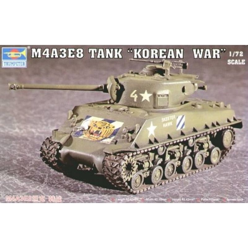 GENERICO - TRUMPETER 07229 1-72 M4A3E8 TANK ( T80 TRACK )