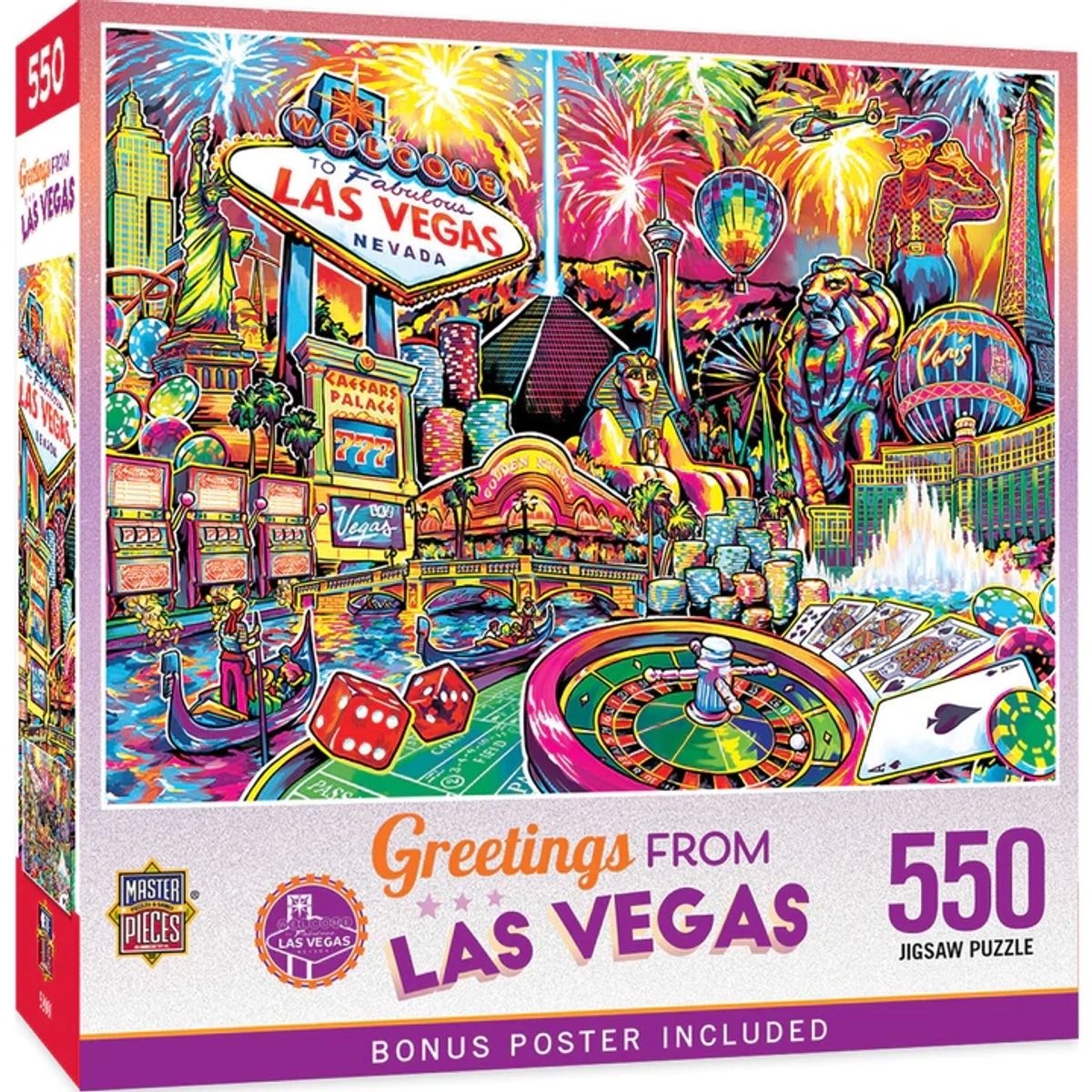 GENERICO - MASTERPIECES 32025 LAS VEGAS PUZZLE 550 PIEZAS