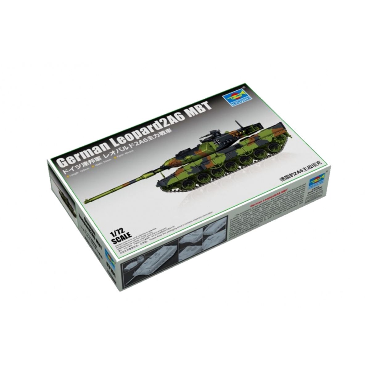 GENERICO - TRUMPETER 07191 1-72 GERMAN LEOPARD2A6 MBT