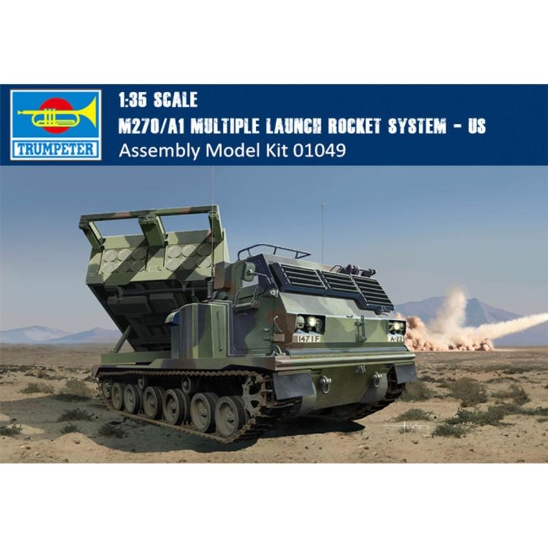 GENERICO - TRUMPETER 01049 1-35 M270 A1 MULTIPLE LAUNCH ROCKET SYSTEM
