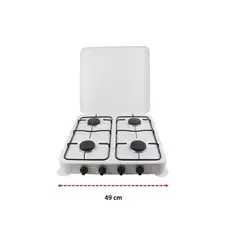 GENERICO - Cocinilla De Camping Cocinilla 4 Platos Cocina Gas blanca