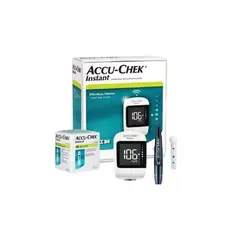 GENERICO - Kit Glucometro Accu-chek Instant + 50 Tiras + 10 Lancetas