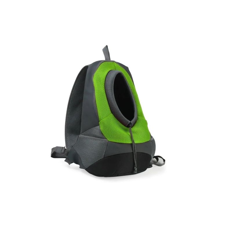 GENERICO - Mochila Malla Bolso Transporte Mascotas Verde Intenso
