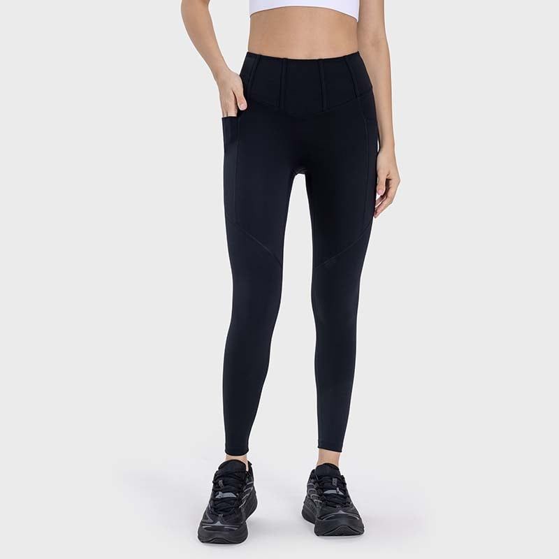 GSON - Ajustado Pantalones de yoga Mujer Negro