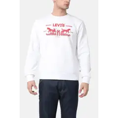 LEVIS - Polerón Hombre Standard Blanco
